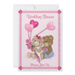 Teddy Bear Wedding Shower - Customize Personalized Announcements