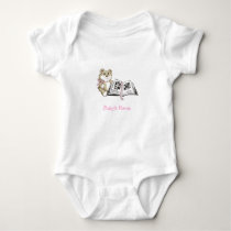 Teddy Bear with Bible Girls Apparel t-shirts by babyshowergalore Teddy Bear with Bible Girls Apparel t-shirts