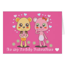 Teddy Bears in Love Greeting Card