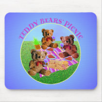 Teddy Bears' Picnic mouse pad