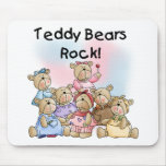 Teddy Bears Rock Mouse Mats