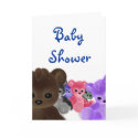 Teddy Bearz Group Baby Shower Invite cards by AlexButler Teddy Bearz Group Baby Shower Invite cards