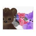 Teddy Bearz Group Postcard by AlexButler Teddy Bearz Group Postcard
