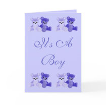 Teddy Bearz It's a Boy Baby Shower Invite v2 cards by AlexButler Teddy Bearz It's a Boy Baby Shower Invite v2 cards