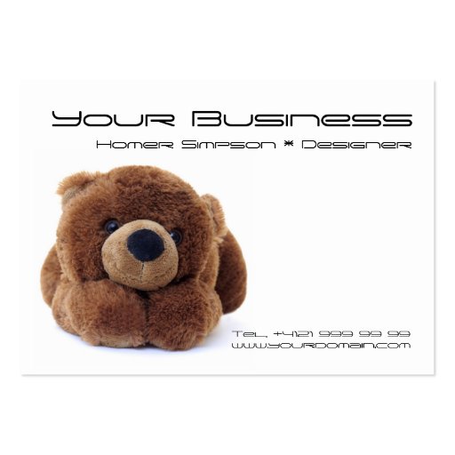 Teddy Business Card (front side)