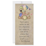 Teddy Celebrates New Year Rack Card Design