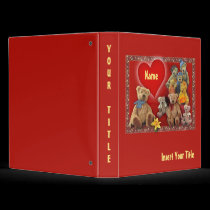 Teddy (customizable) binders
