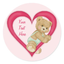 Teddy Heart - Customize text area stickers by Spice Teddy Heart - Customize text area stickers