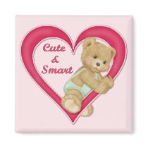 Teddy Heart magnets by Spice Teddy Heart magnets