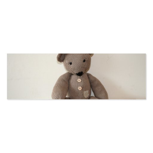 Teddy Joe Profile Card Business Card Template (front side)