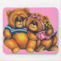 Teddy Pals Mousepad by fuzzbuttcafe Teddy Pals Mousepad