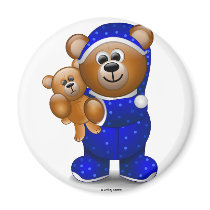 Teddy PJ's magnets