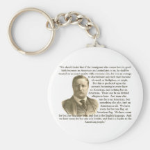 Teddy Roosevelt Quote Keychain