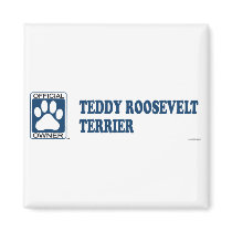 TEDDY ROOSEVELT TERRIER_Blue magnets