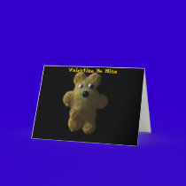 Teddy, Valentine Be Mine, Valentin... - Customized cards