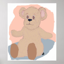 Teddy Wants a Hug Print