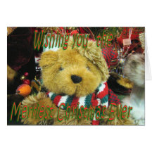 TeddyBear Christmas-customize Card