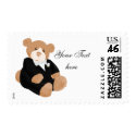 Teddybear Groom Postage postage by Customizables Teddybear Groom Postage postage