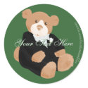 Teddybear Groom Stickers
