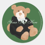Teddybear Groom Stickers