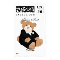 Teddybear GroomPostage postage by Customizables Teddybear GroomPostage postage