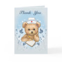 Teddybear Nurse Thank You cards by Spice Teddybear Nurse Thank You cards