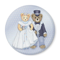 Teddybear Wedding magnets by SpiceTree_Weddings Teddybear Wedding magnets