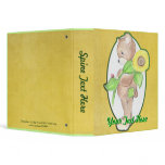Teddybear with Sunflower Binder