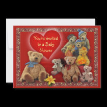 TeddyBears BabyShower invitations