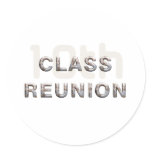 TEE 10th Class Reunion Stickers