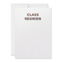 TEE 40th Classr Reunion Custom Invitations