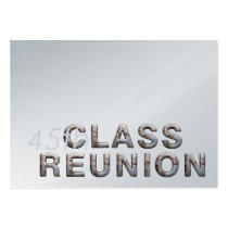 TEE 45th Class Reunion Business Card Template