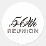 TEE 50th Class Reunion Round Stickers