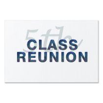 TEE 5th Class Reunion Signs