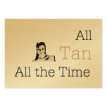 TEE All Tan All the Time Business Card Template