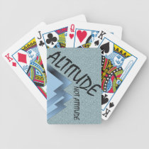 TEE Altitude, Not Attitude playing cards