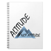 TEE Altitude, Not Attitude notebooks