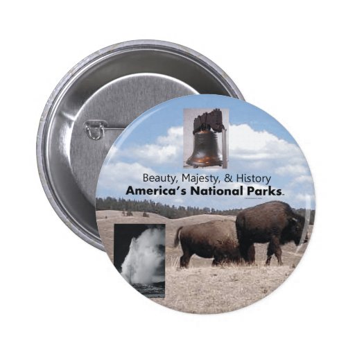 TEE America's National Parks Pinback Buttons