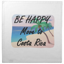 TEE Be Happy Costa Rica napkins