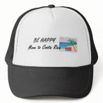 TEE Be Happy Costa Rica Trucker Hat