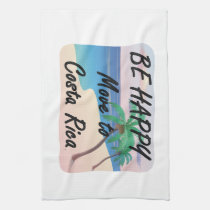 TEE Be Happy Costa Rica kitchen towels
