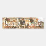 TEE Beach Friends Bumper Stickers