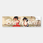 TEE Beach Girl Slogan Bumper Sticker
