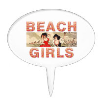 TEE Beach Girls Rule the World Cake Topper