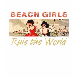 TEE Beach Girls Rule the World zazzle_shirt