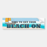 TEE Beach On Bumper Stickers