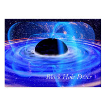 TEE Black Hole Diver business cards by teepossible TEE Black Hole Diver business cards