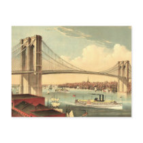 TEE Brooklyn Bridge Postcard