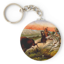 TEE Buffalo Chase Key Chain