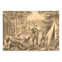TEE Camping Old School Business Card Template